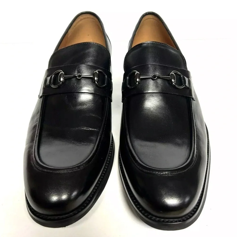 Steve Madden Men’s Ames Black Slip-On Loafers, Size 9 M.